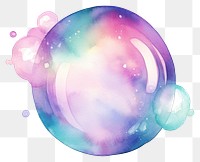 PNG Sphere bubble purple abstract. AI generated Image by rawpixel.