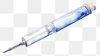 PNG  Screwdriver injection syringe science. AI generated Image by rawpixel.