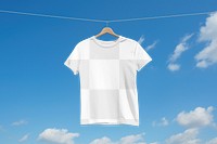 T-shirt png transparent mockup, casual fashion