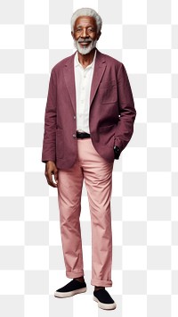 PNG Standing portrait blazer adult. AI generated Image by rawpixel.