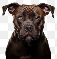 PNG Pitbull mammal animal boxer. AI generated Image by rawpixel.