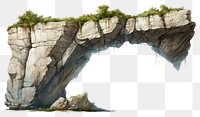 PNG Cliff rock architecture outdoors. AI generated Image by rawpixel.