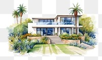 PNG House architecture building outdoors. AI generated Image by rawpixel.