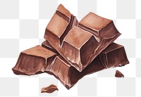 PNG Chocolate confectionery dessert paper. AI generated Image by rawpixel.