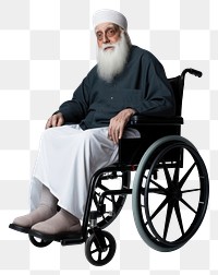 PNG Wheelchair sitting adult retirement. 