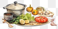 PNG Plate dish food meal. AI generated Image by rawpixel.
