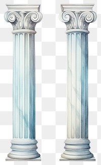 PNG Architecture column pillar white background. AI generated Image by rawpixel.