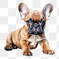 PNG Bulldog animal mammal pet. AI generated Image by rawpixel.