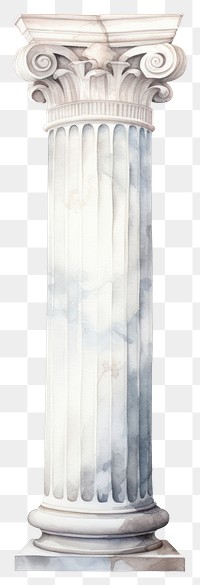 PNG Architecture column pillar white background