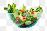 PNG photography, salad ingradients, floating, studio shot, minimal, pop colors