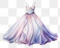 PNG Dress fashion wedding gown. AI generated Image by rawpixel.