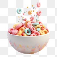 PNG Bowl food confectionery sprinkles. AI generated Image by rawpixel.