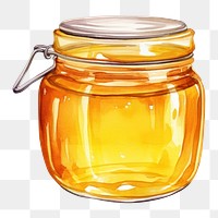 PNG Jar honey white background transparent. 