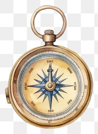 PNG Compass locket old accessories. AI generated Image by rawpixel.