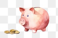 PNG Pig savings mammal representation. 