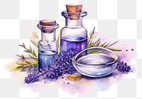 PNG Lavender perfume bottle flower. 