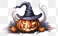 PNG Halloween face anthropomorphic jack-o'-lantern