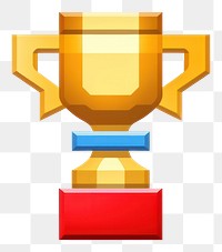 PNG Trophy white background achievement technology. 