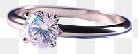 PNG Diamond ring platinum gemstone. 