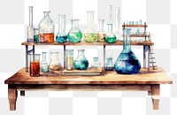 PNG Laboratory shelf glass jar. AI generated Image by rawpixel.