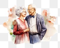 PNG Portrait glasses adult togetherness. AI generated Image by rawpixel.