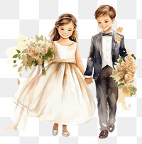 PNG Wedding fashion flower dress. AI generated Image by rawpixel.