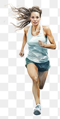 PNG Running jogging shorts determination. AI generated Image by rawpixel.