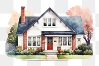 PNG Architecture building outdoors cottage. AI generated Image by rawpixel.