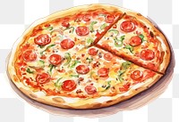 PNG Pizza food mozzarella pepperoni. 