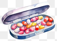 PNG Pill medication container freshness. AI generated Image by rawpixel.