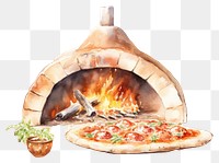 PNG Pizza oven fire fireplace. AI generated Image by rawpixel.