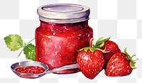 PNG Strawberry fruit plant food. AI generated Image by rawpixel.