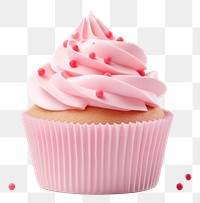 PNG Cupcake dessert icing cream. 