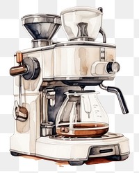 PNG Coffee appliance mixer coffeemaker. 