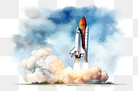 PNG Aircraft vehicle rocket transportation. AI generated Image by rawpixel.