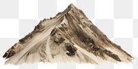 PNG Landscape mountain nature stratovolcano. AI generated Image by rawpixel.