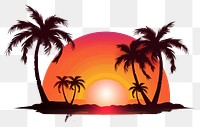 PNG Sunlight outdoors sunset nature. AI generated Image by rawpixel.