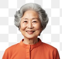 PNG Portrait adult smile grandparent. AI generated Image by rawpixel.