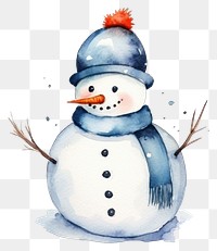 PNG Snowman winter anthropomorphic representation