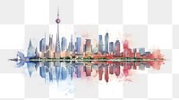 PNG Architecture cityscape building outdoors. AI generated Image by rawpixel.