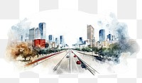PNG Architecture metropolis cityscape outdoors. AI generated Image by rawpixel.