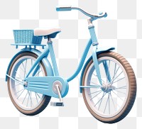 PNG Bicycle vehicle wheel blue transparent background