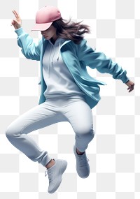 PNG Jumping dancing female adult. AI generated Image by rawpixel.