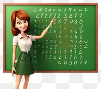 PNG Blackboard text intelligence mathematics. 