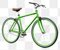 PNG Bicycle vehicle wheel green transparent background