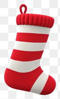 PNG Christmas sock celebration decoration. 