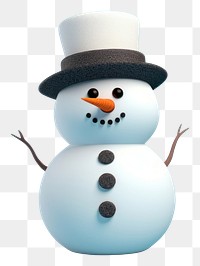 PNG Snow snowman winter white. 