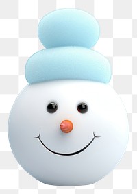 PNG Snow snowman winter white. AI generated Image by rawpixel.
