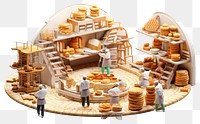 PNG Bakery food confectionery architecture. AI generated Image by rawpixel.