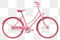 PNG Bicycle vehicle wheel pink transparent background